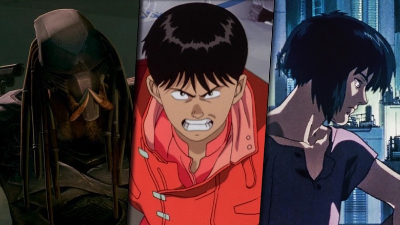 Predator, Tetsuo, and Major Motoko Kusanagi together