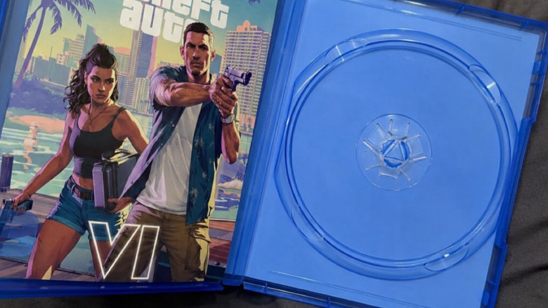 A GTA 6 empty disc box