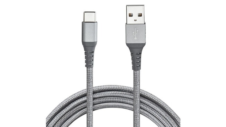 USB cable with type-c and USB 2.0 plug