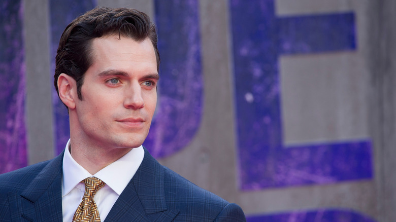 Henry Cavill at the premiere for 