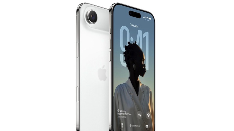 iPhone Air front and back design.
