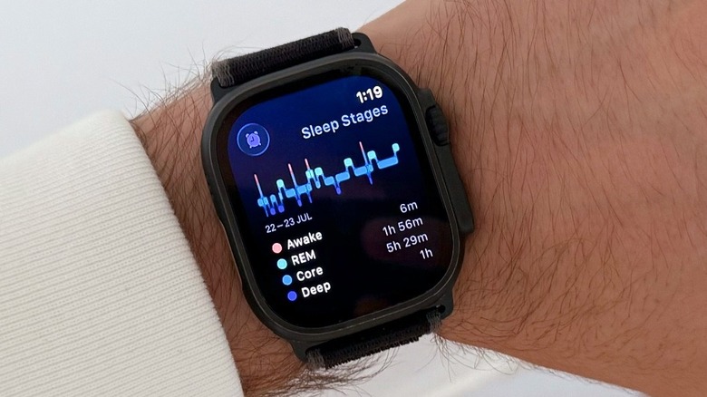 Apple Watch Ultra 2 on a man's wrist