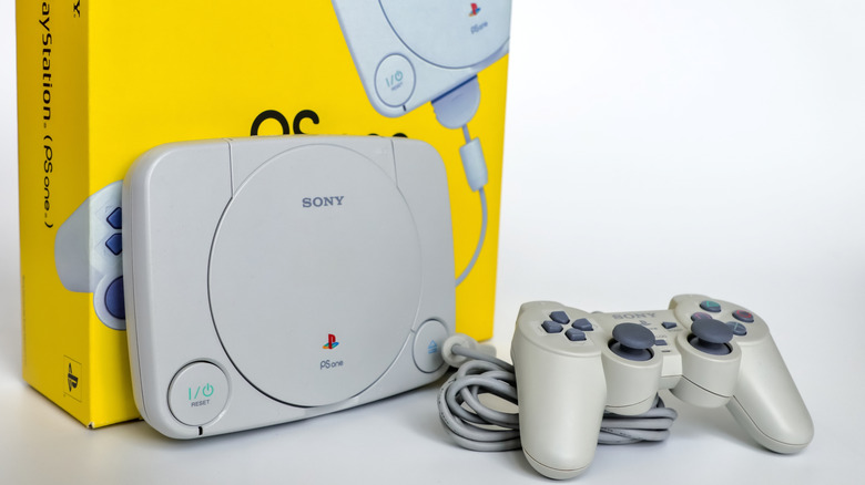 PSONe console, one of the original PlayStation 1 lineup