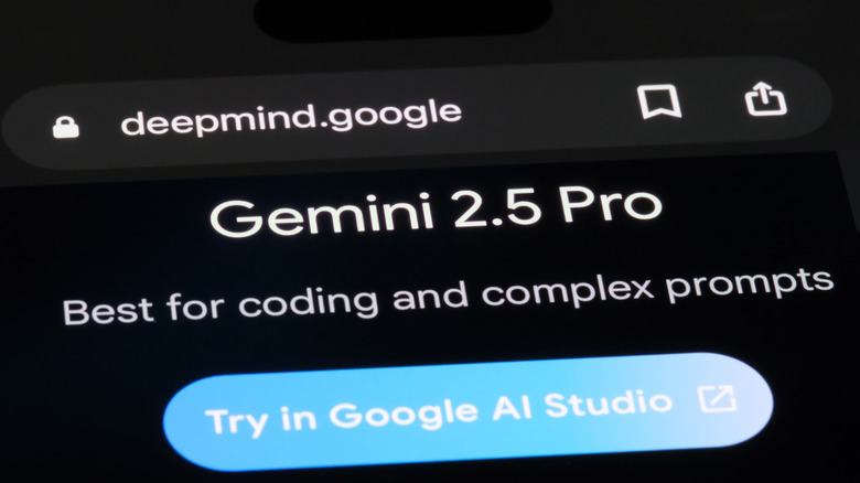 Google Gemini 2.5 Pro page on deepmind.google