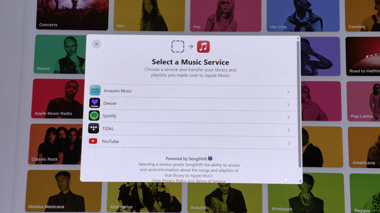 SongShift provides Apple Music users with an import service
