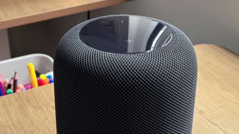 HomePod on a table