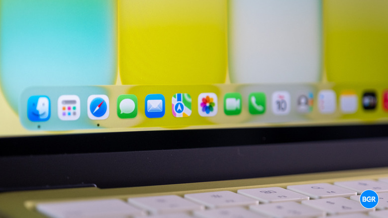 Software shown on a MacBook Neo's screen.