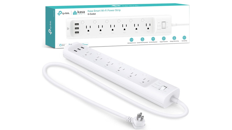 The TP-Link Kasa Smart Wi-Fi Power Strip.