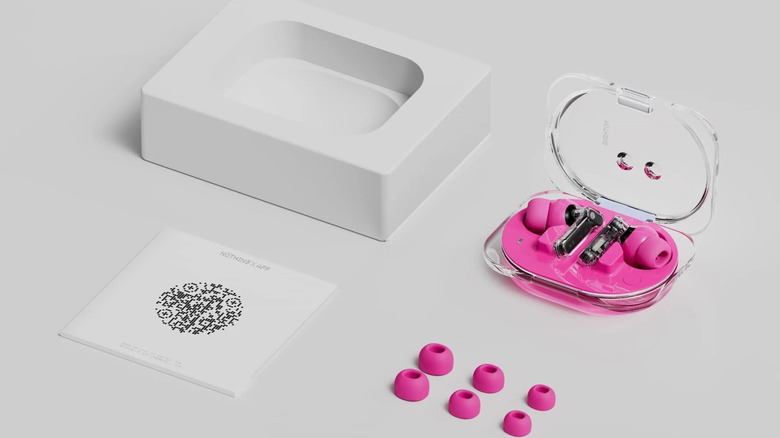 Contents of Nothing Ear 3a wireless earbuds box