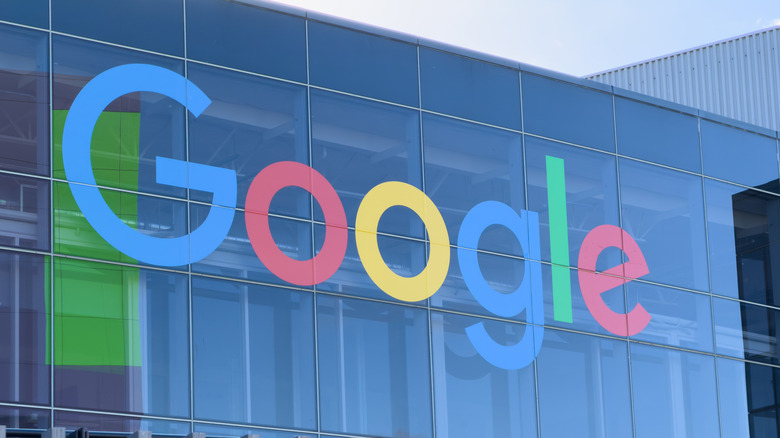 Google Logo on glass building exterior