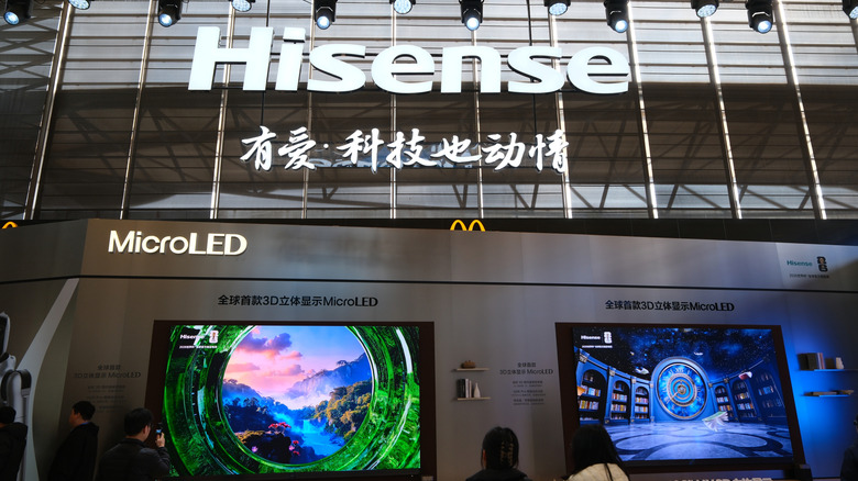Hisense's booth at AWE 2026