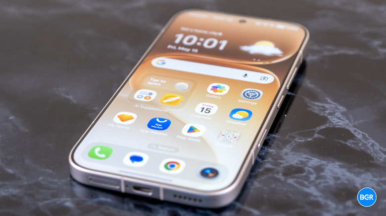 Display on the Honor 600