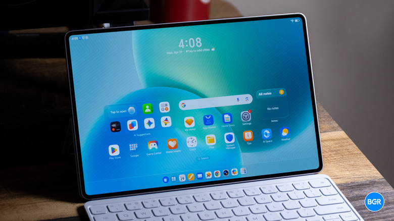 Display on the Honor MagicPad4