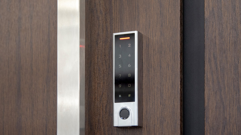 A modern-looking smart lock.