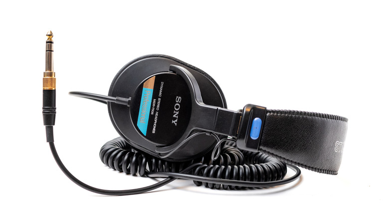 Sony MDR-7506 headphones.