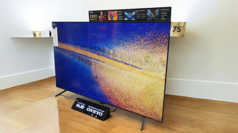 A TCL OLED television.