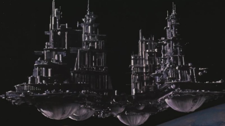 The Nostromo in space in Alien
