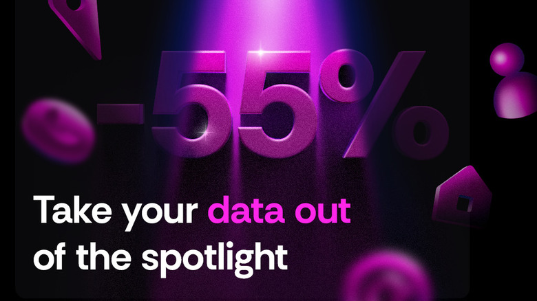 Incogni ad reading: "-55% Take your data out of the spotlight"