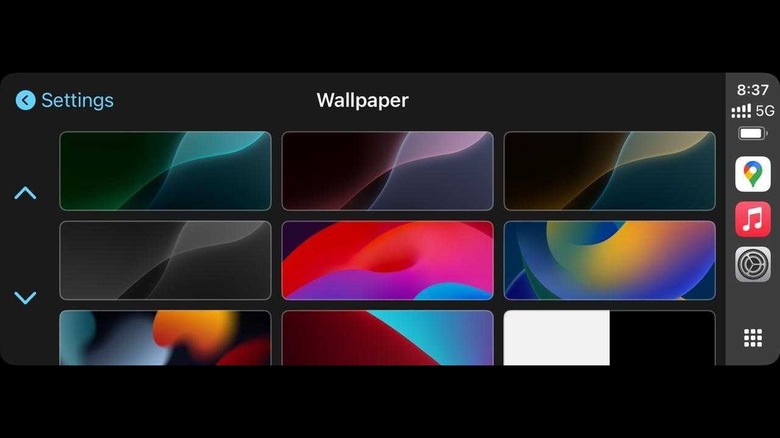 Changing the wallpaper on Apple CarPlay