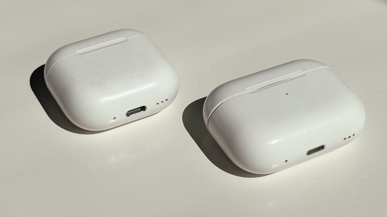 AirPods 4 and AirPods Pro 2 charging cases