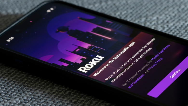 Roku mobile app.