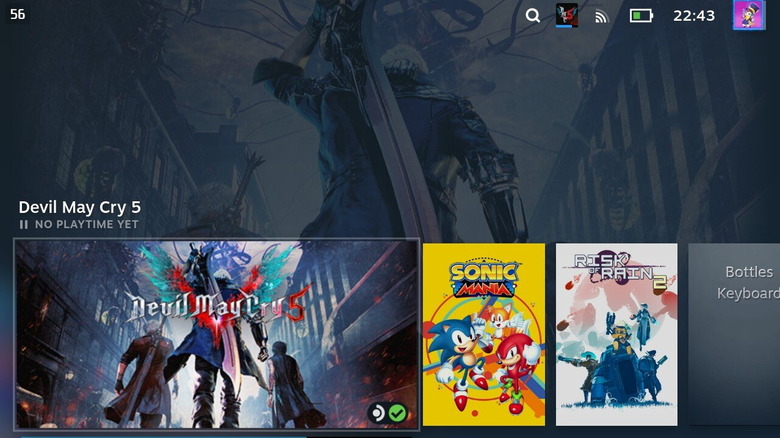 Switch Like Home Steam Deck theme from Deck Themes.
