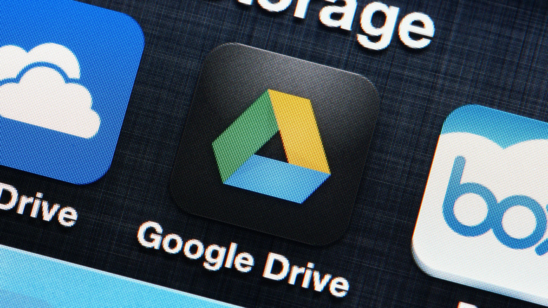 Google Drive alongside other cloud storage apps