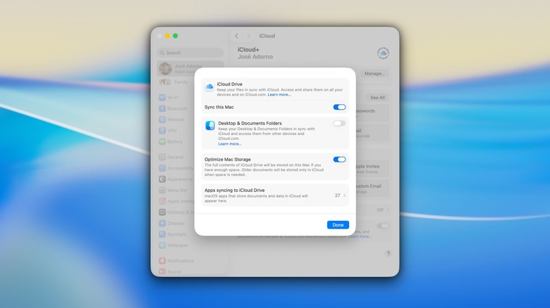 Turning off an iCloud Drive setting can solve the slow file picker on macOS Tahoe
