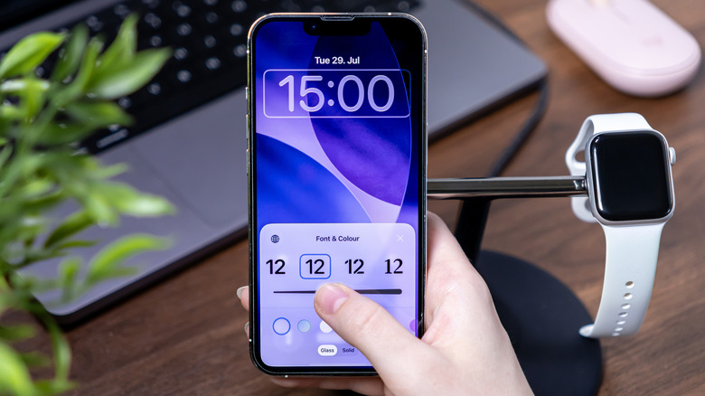 iOS 26 lock screen settings menu