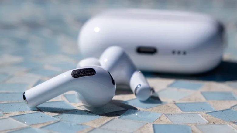 AirPods Pro 3 out of the charging case