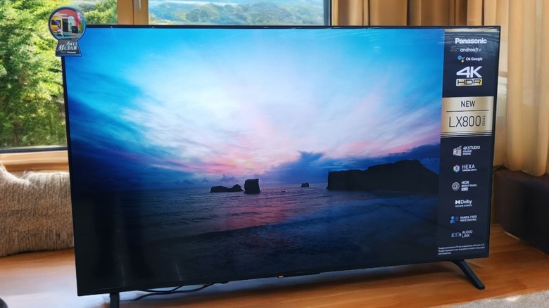 A Panasonic TV running on the Android TV platform