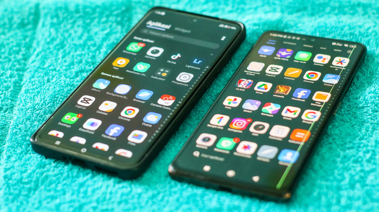 Apps installed on Android phones.