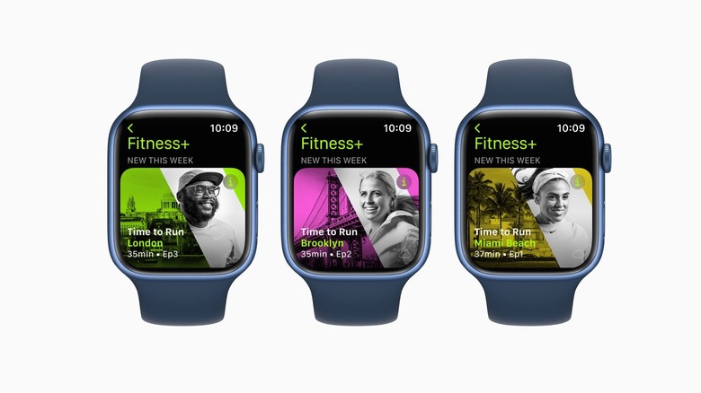 Apple Fitness+ Time to Run feature on Apple Watch