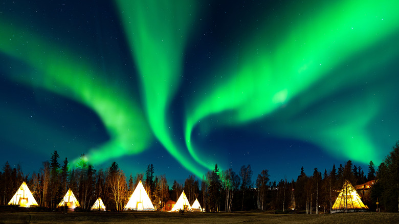 Aurora borealis in Yellowknife