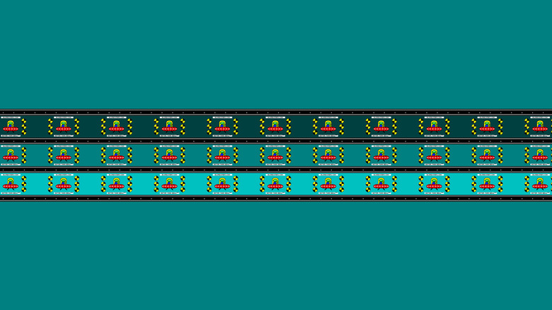 A screenshot of the UFO test for ghosting in fullscreen