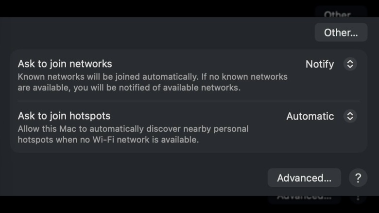 The new Ask to join hotspots option in macOS Tahoe