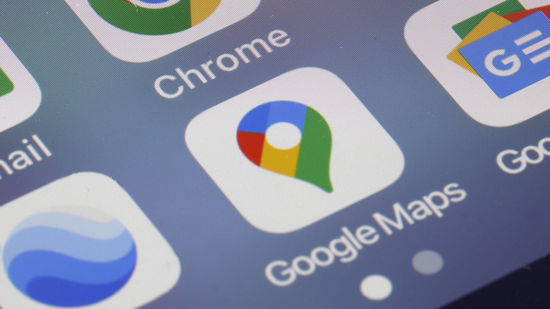 Google apps on iPhone, including Google Maps.