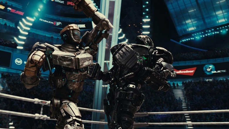 Robots fighting in Real Steel