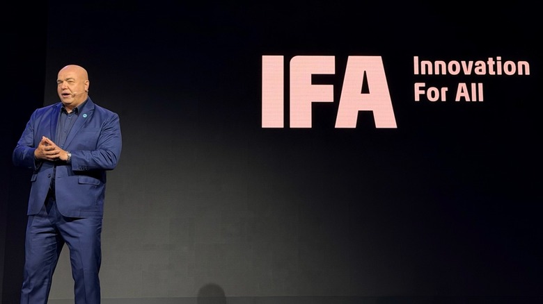 IFA'S CEO during the IFA 2026 opening ceremony