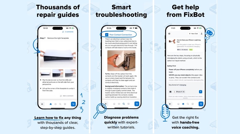 Perks of the iFixit app