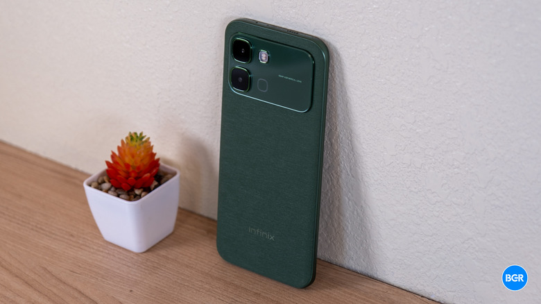 Back of the Infinix Note Edge