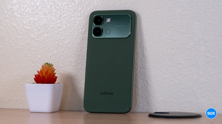 Back of the Infinix Note Edge