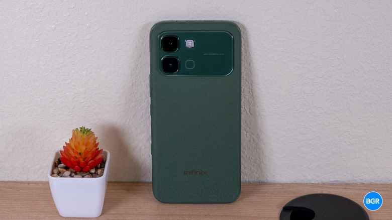 Back of the Infinix Note Edge