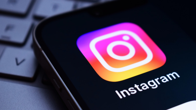 The Instagram app on a smartphone screen
