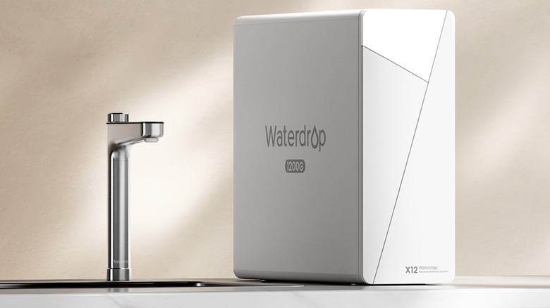 The Waterdrop Filter X12 RO system and its faucet.