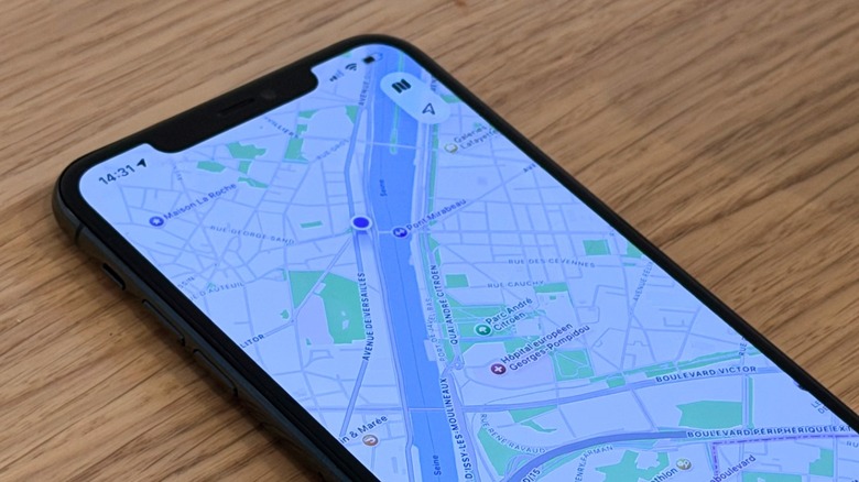 Apple's Find my app on an iPhone 11 Pro Max