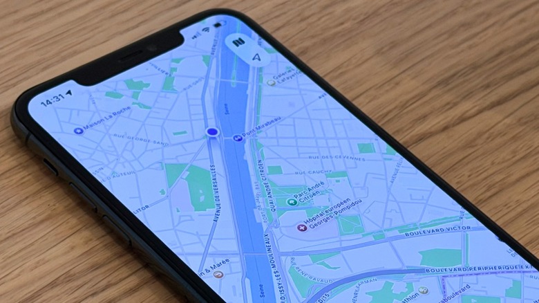 Apple's Find my app on an iPhone 11 Pro Max