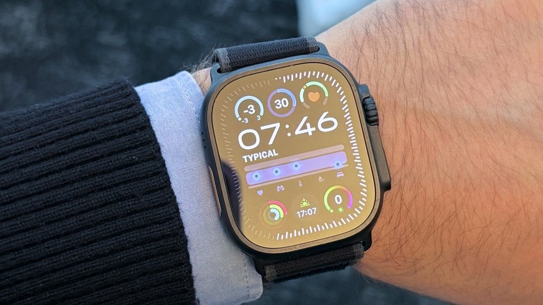 Apple Watch Ultra 2 showing a Watch Face