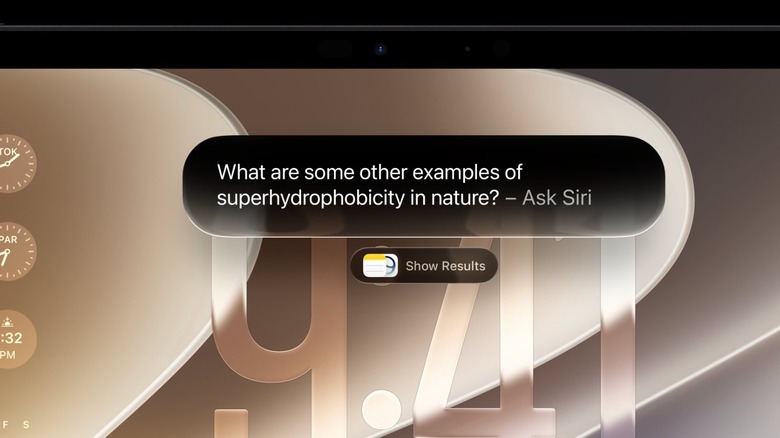 Mockup of iPad Pro's display with iPadOS 27 Siri