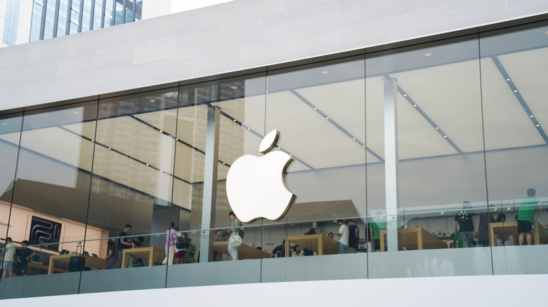 An Apple retail store in China.